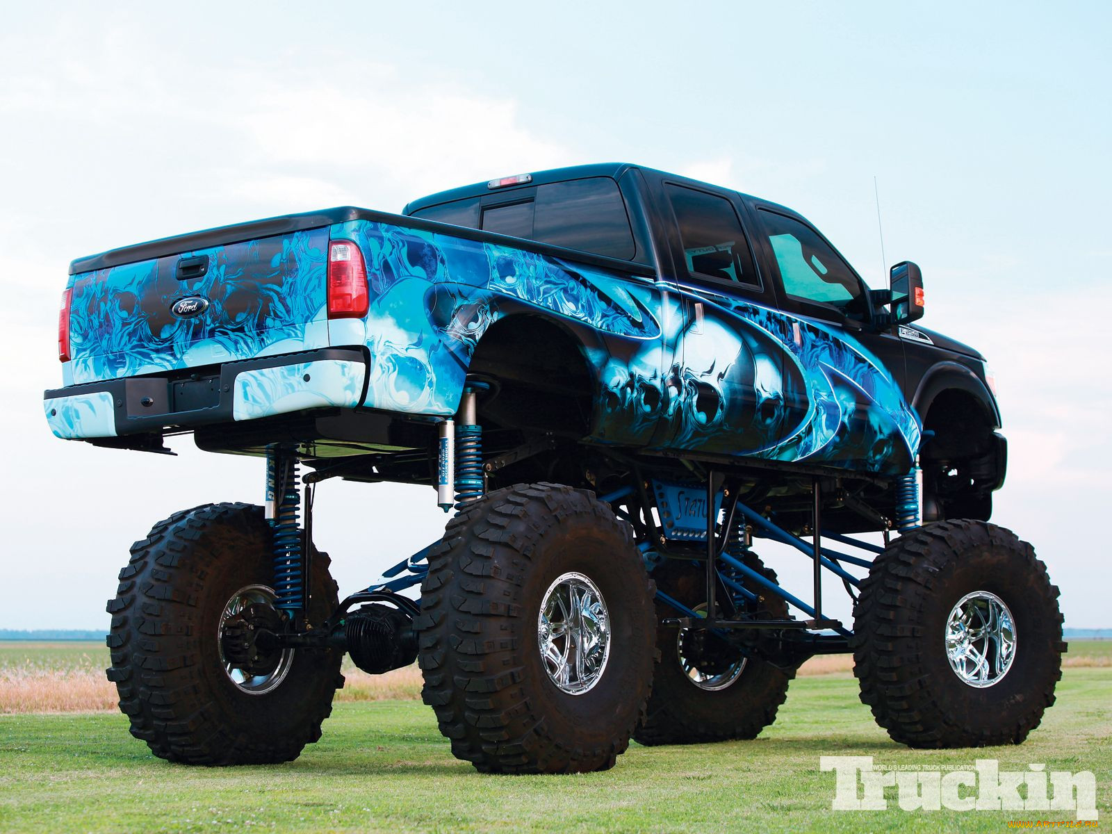 , custom, pick, up, ford